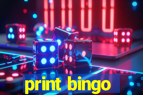 print bingo